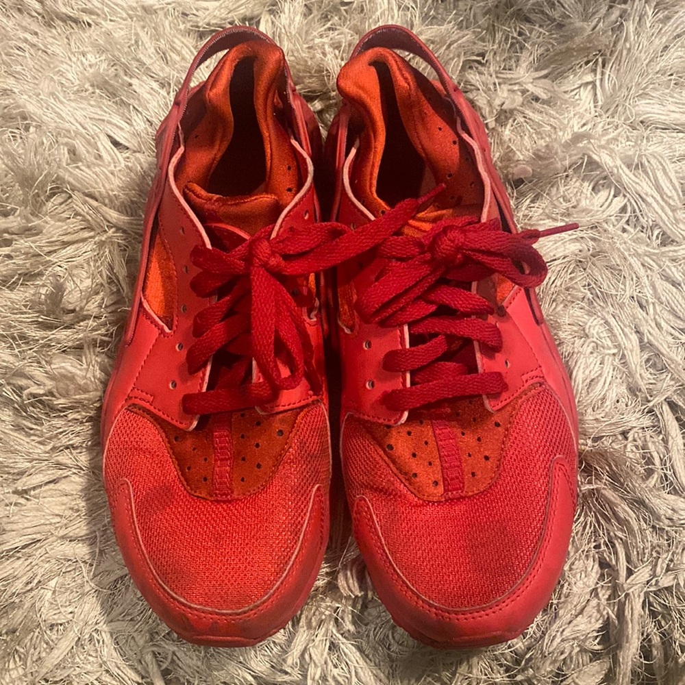 Red  Nike huaraches